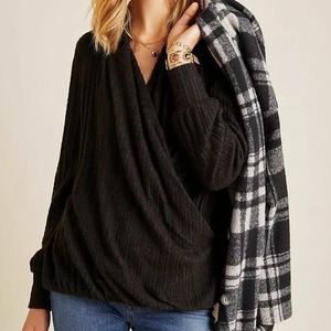 Anthropologie Rafaela Surplice Top by Maeve New! M